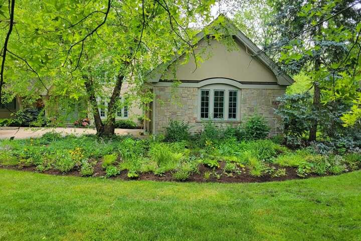 Native garden landscape